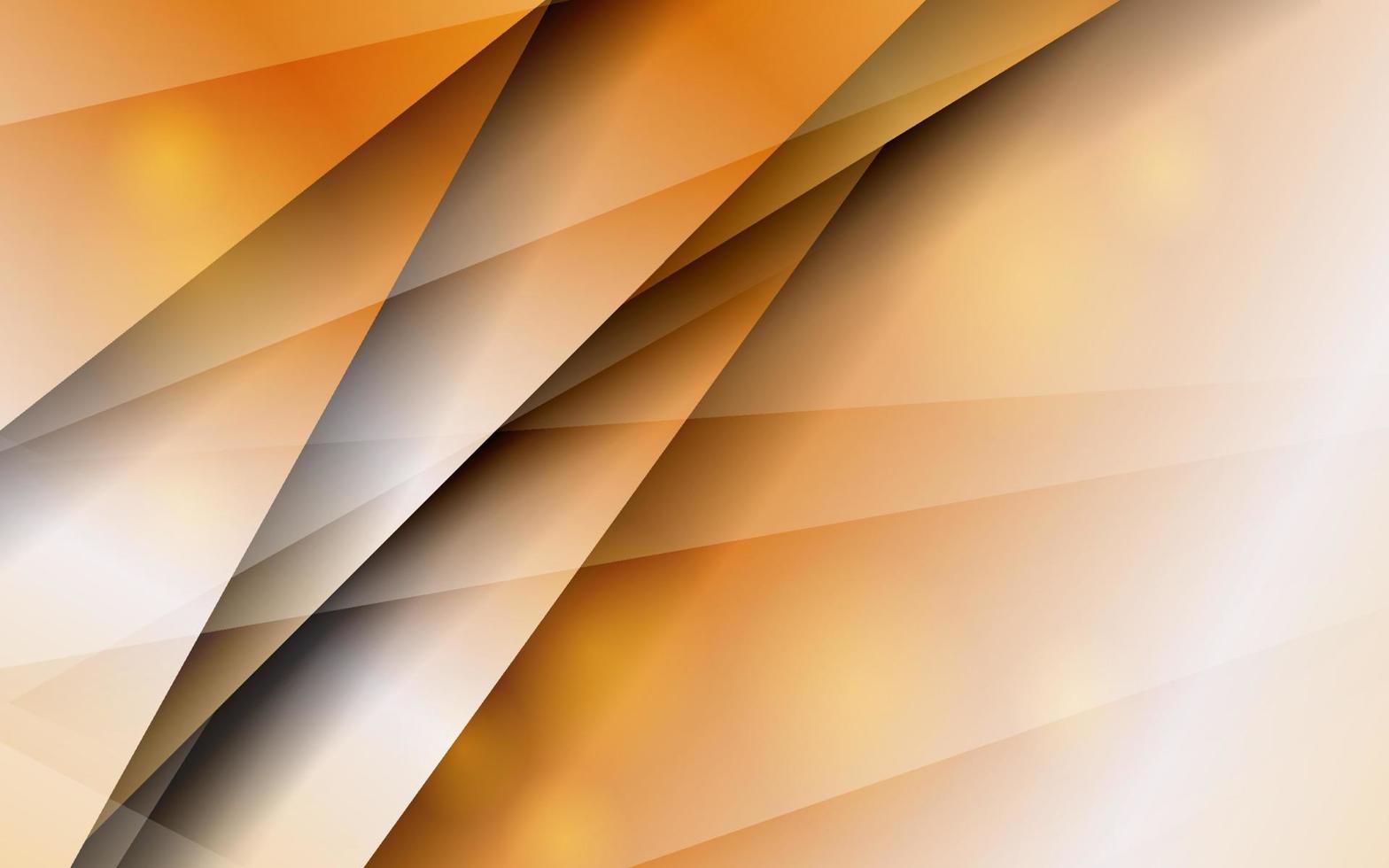 Abstract gold overlap layer background vector