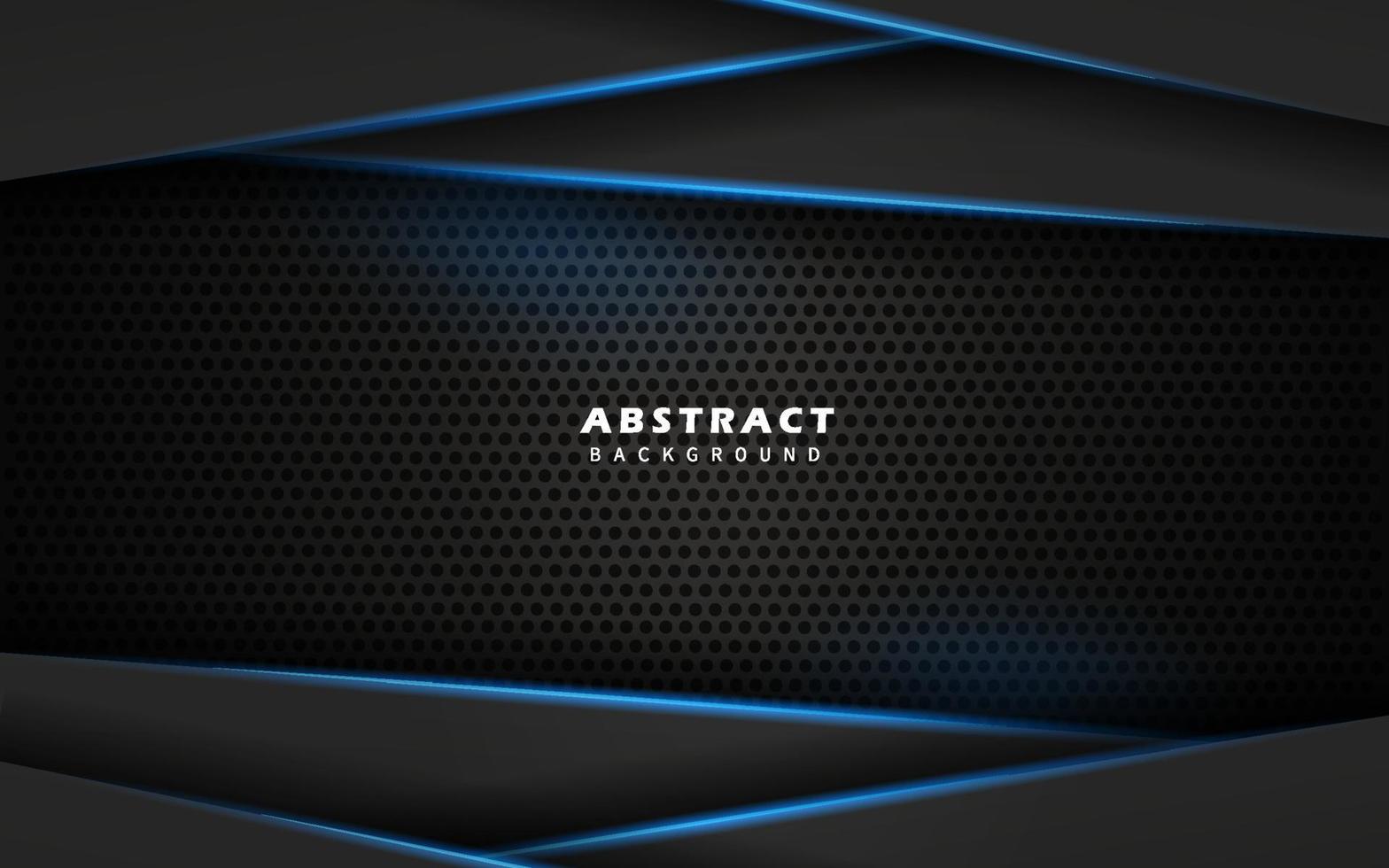 Abstract modern technology blue light background vector