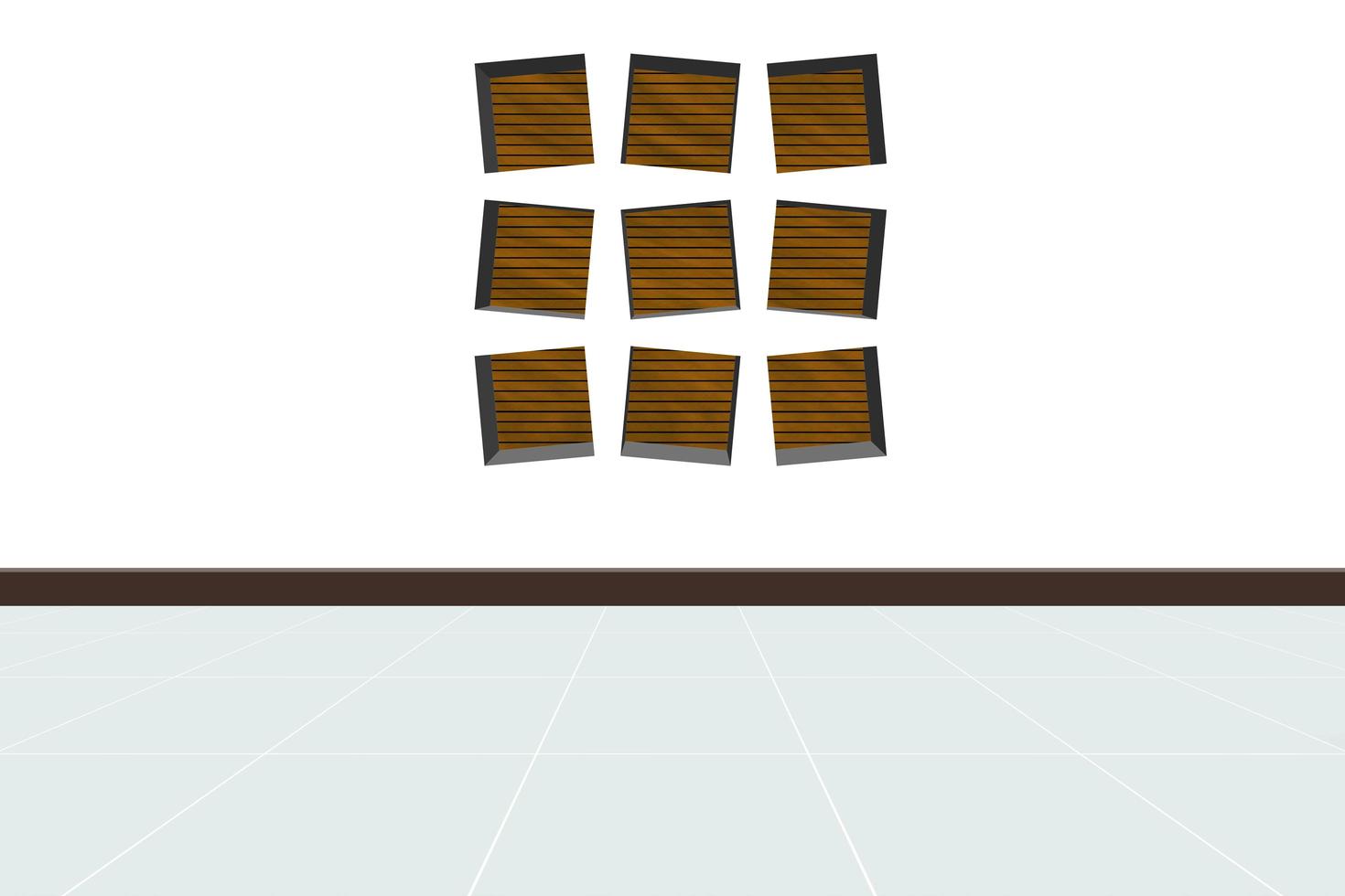 Interior design wall and floor with wall style photo