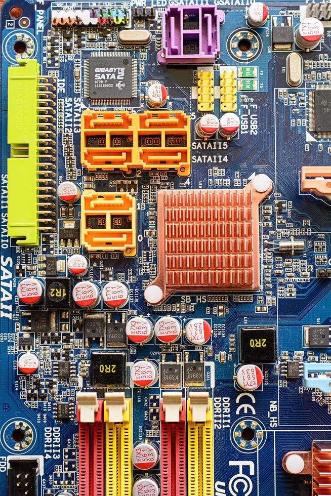 Old mainboard 775 photo