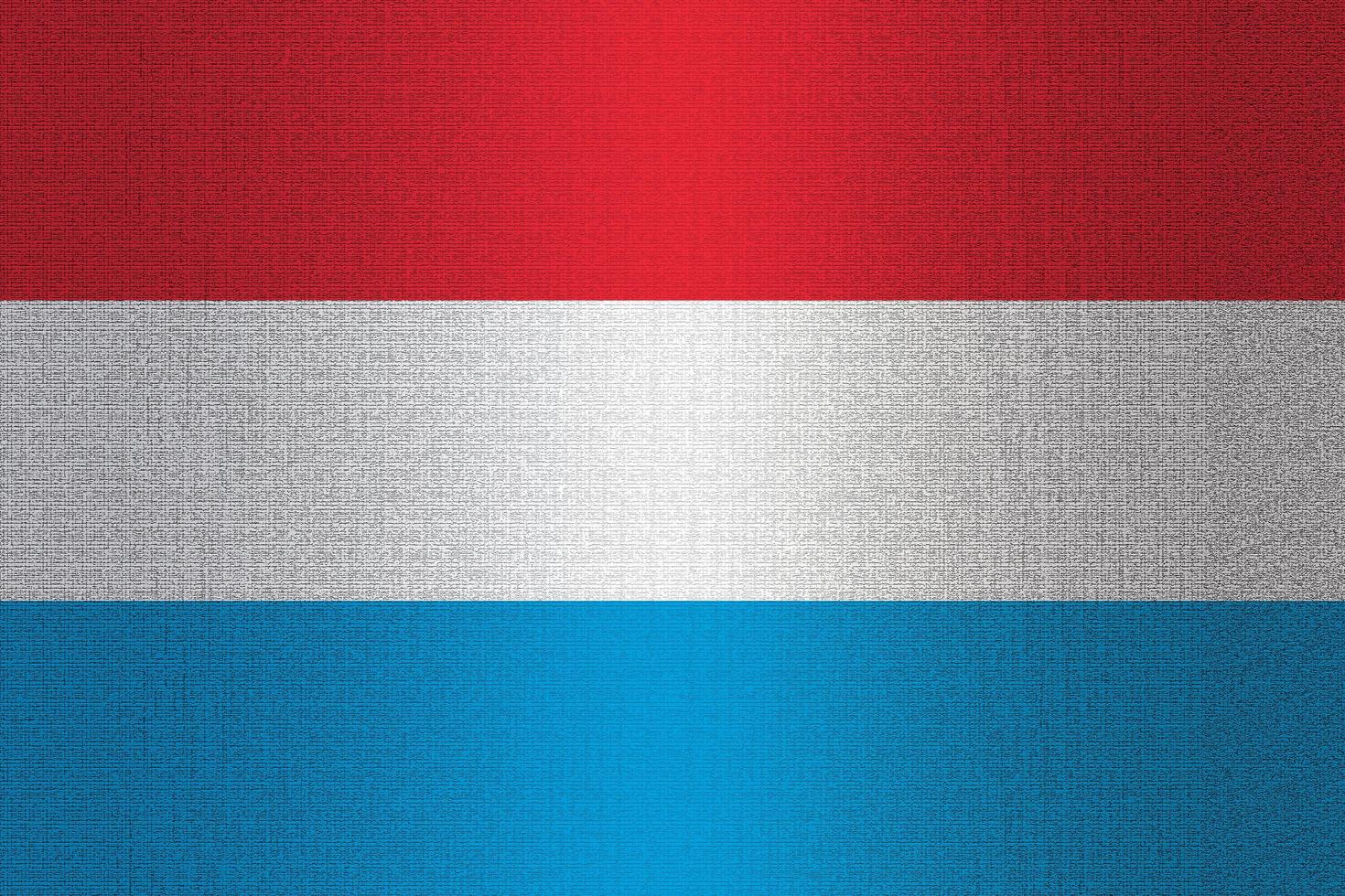 Flag of Luxembourg on stone photo