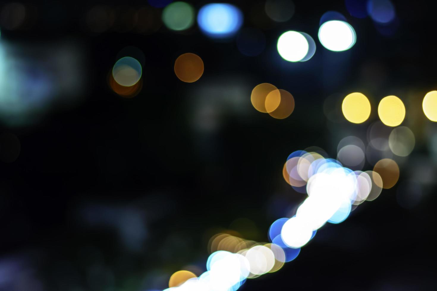Colorful bokeh lights photo