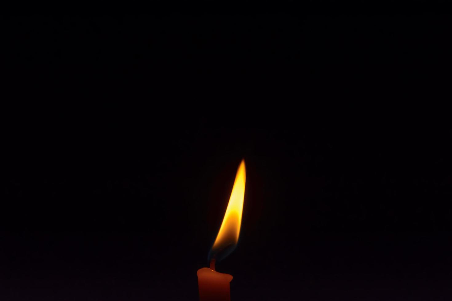 Candle at night photo