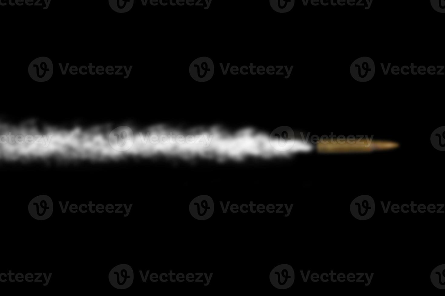 The gunshot or bullets through the air on a black background. photo