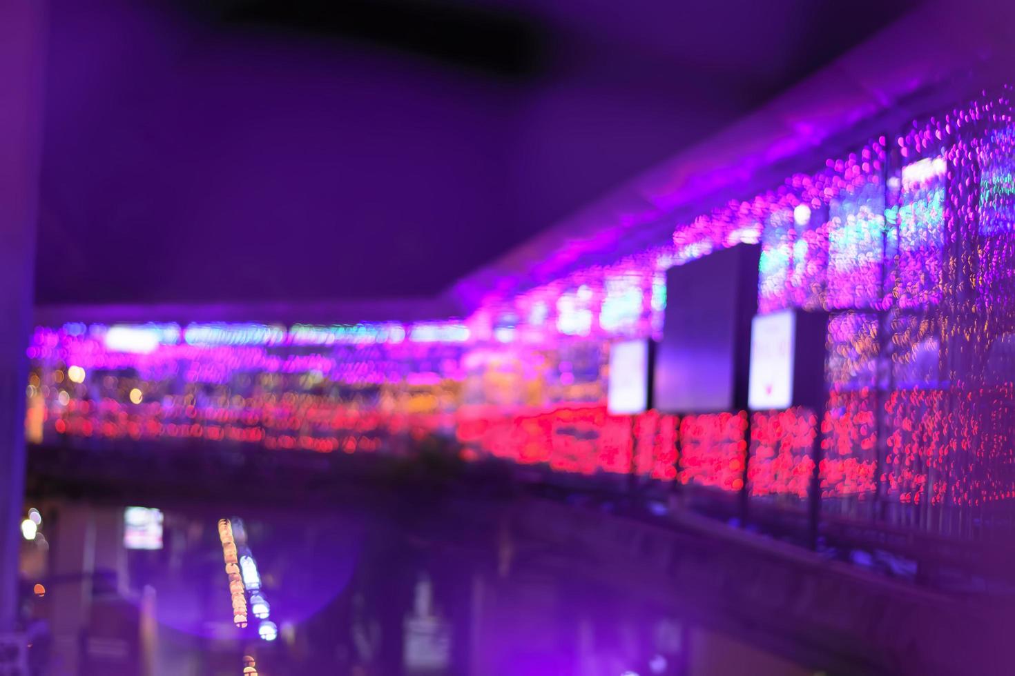 Colorful bokeh lights photo
