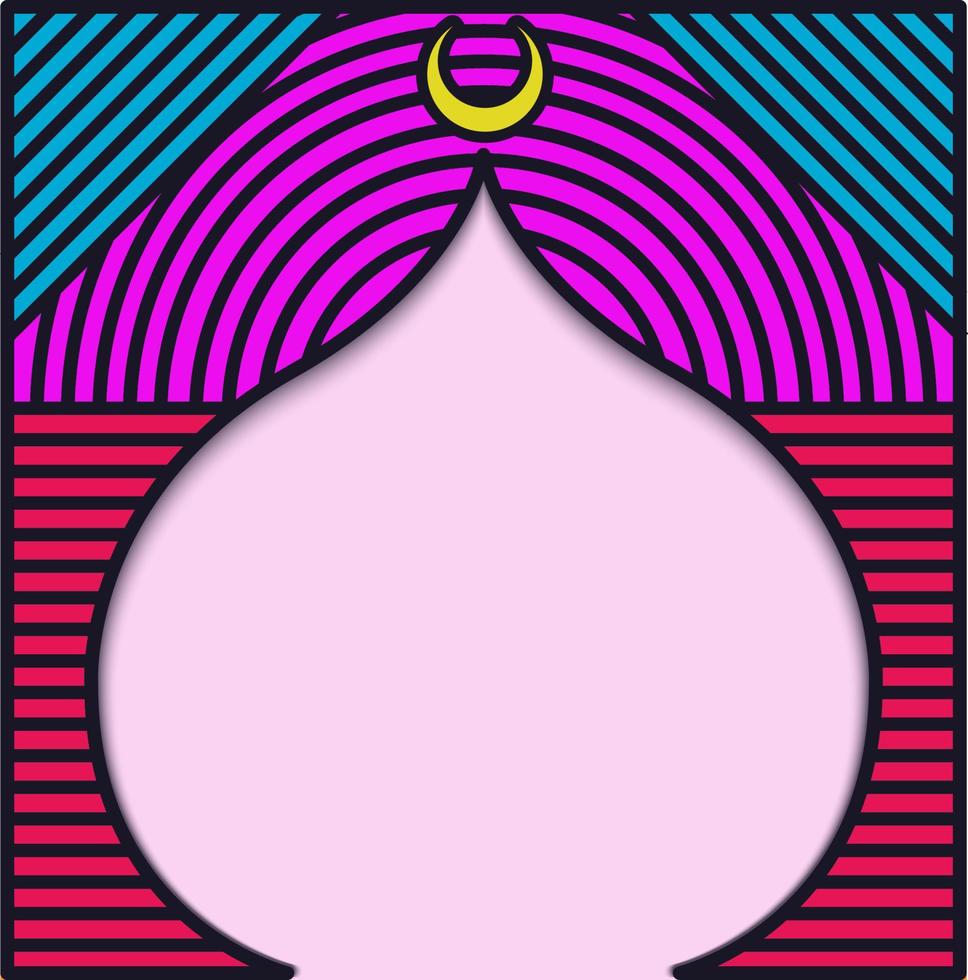 Abstract background with traditional ornaments. Vector illustration.