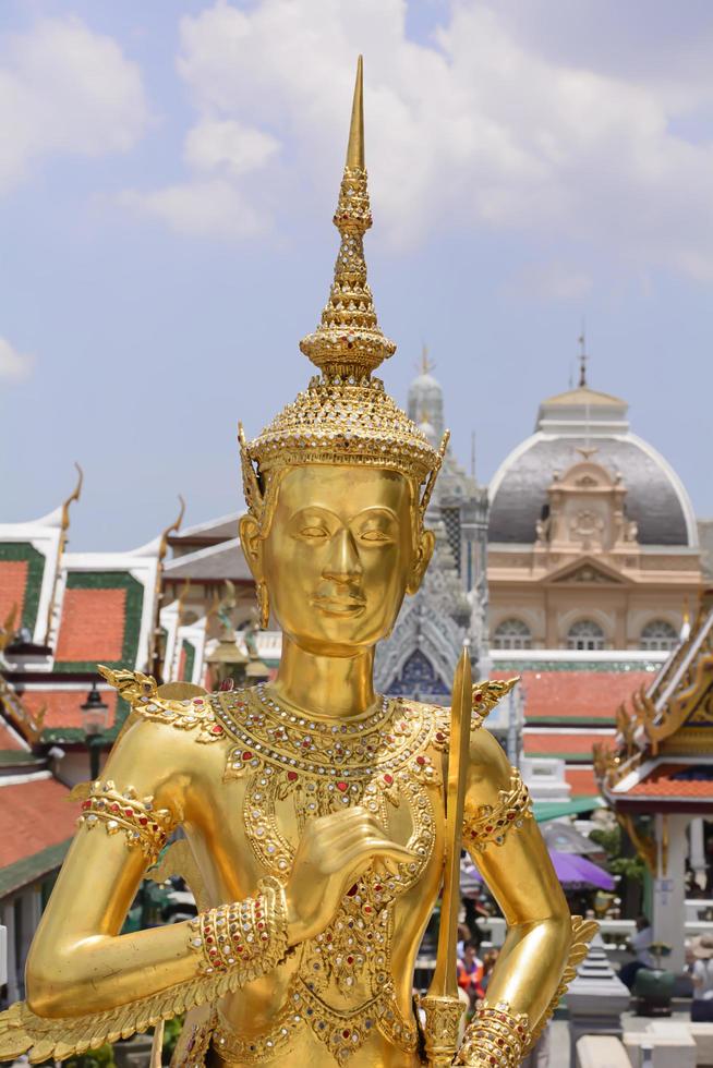 Wat Phra Kaew es un hito de la Tailandia. foto