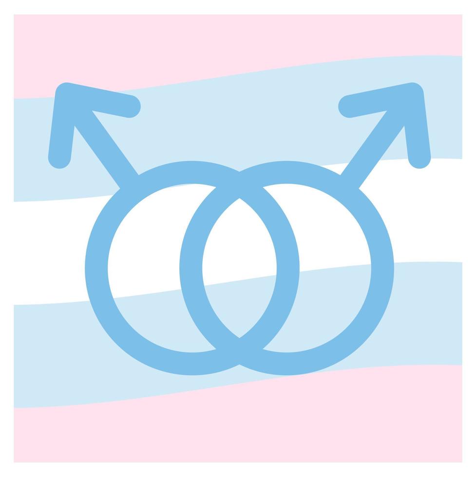 A sign with a flag for LGBT Pride Day. Illustration Stop homophobia for the International Day against Homophobia. vector