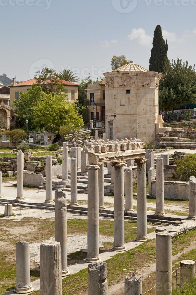 torre de los vientos en atenas foto