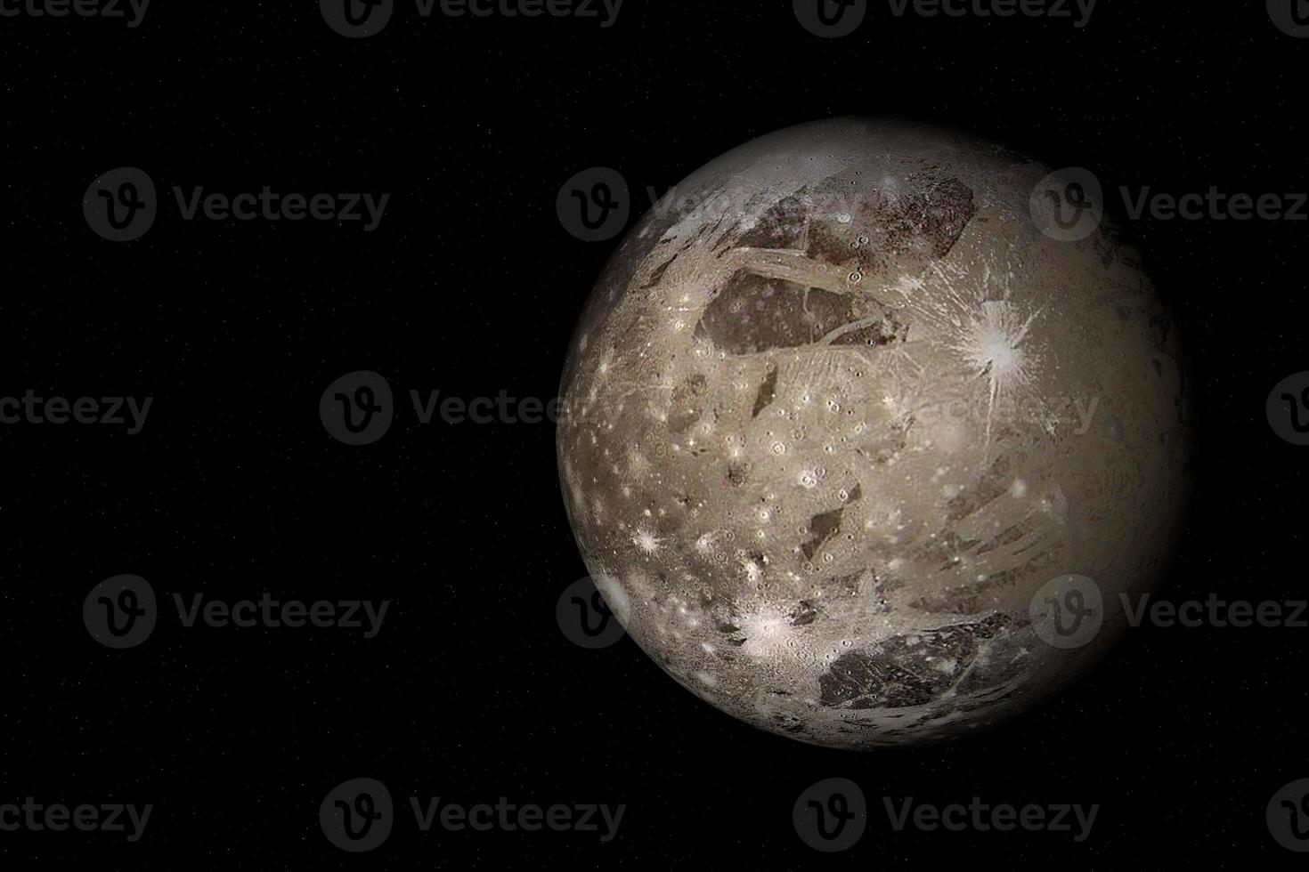 Ganymede, the moon of Jupiter - Solar System photo