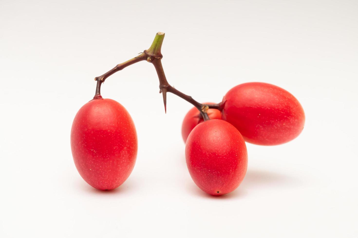 The mango tree yawning booing lemon fruit. Fruit with medicinal properties. isolated background. photo