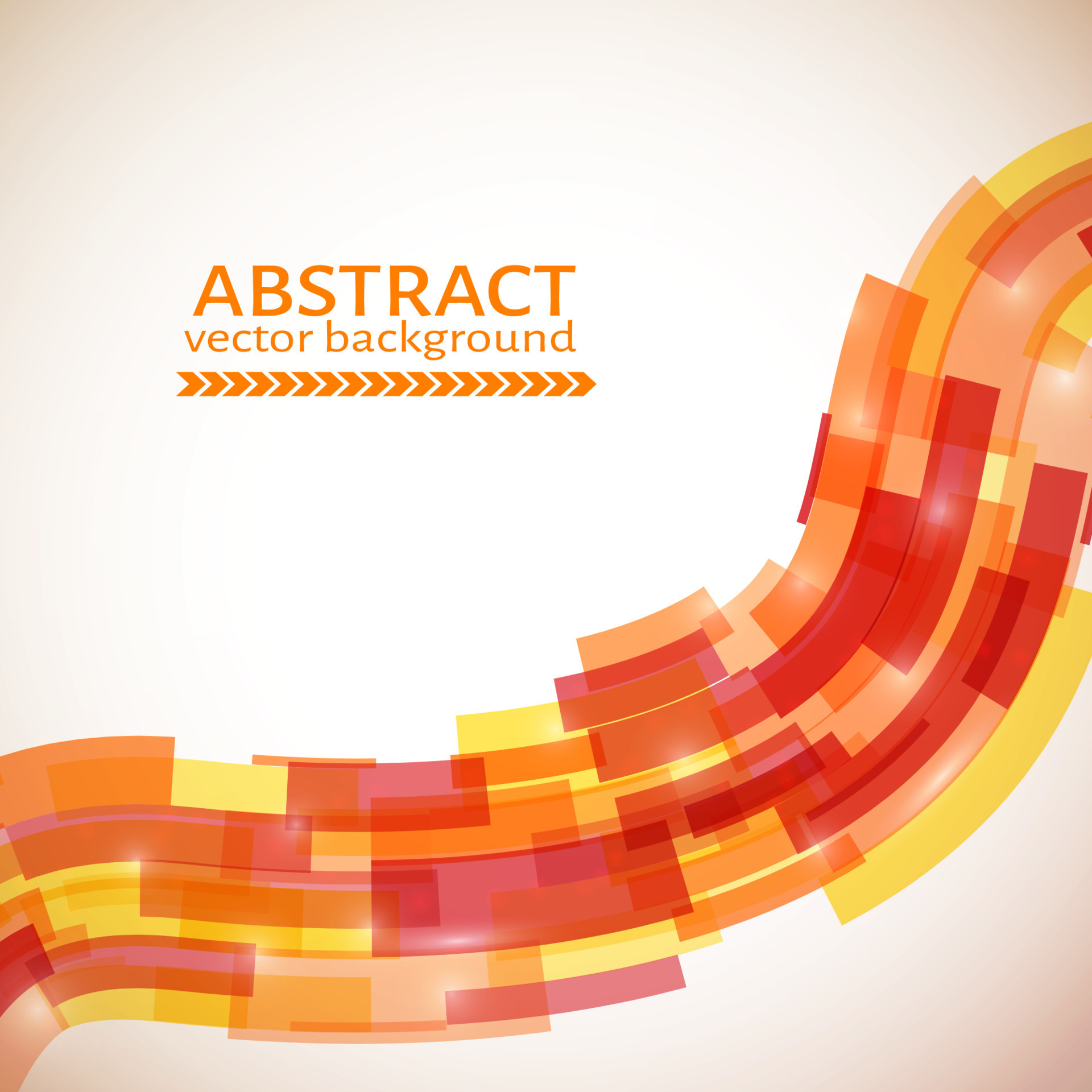 Red, orange and yellow abstract wavy background. Technology background