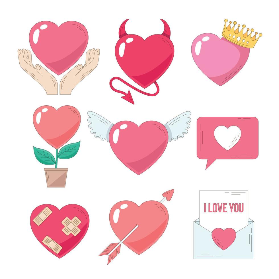 LOVE ICON COLLECTION vector