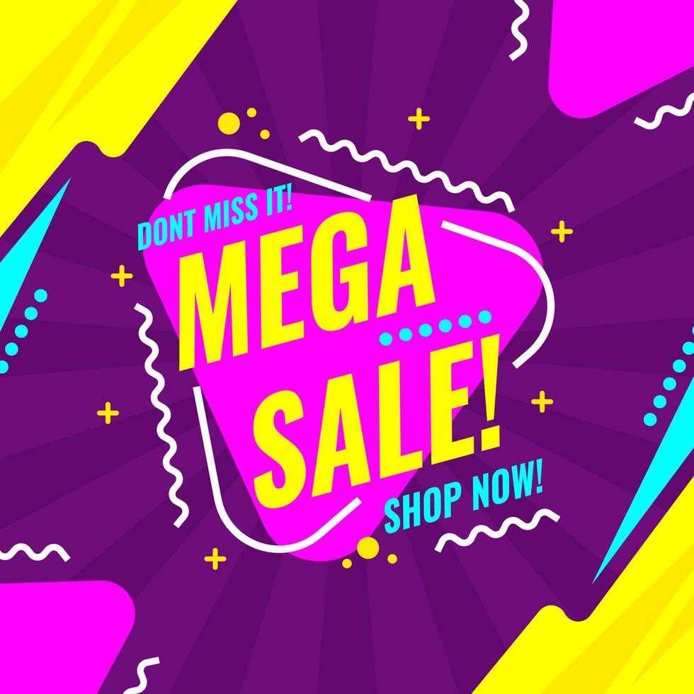 Abstact sale background vector