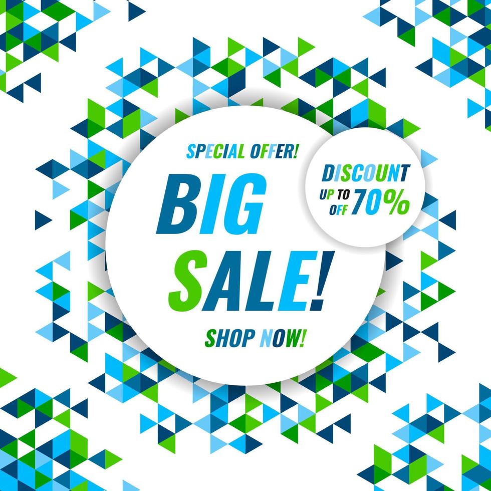 Abstact sale background vector