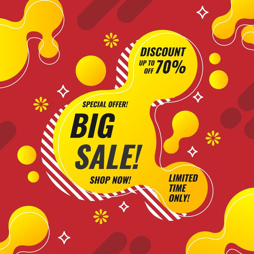 Abstact sale background vector