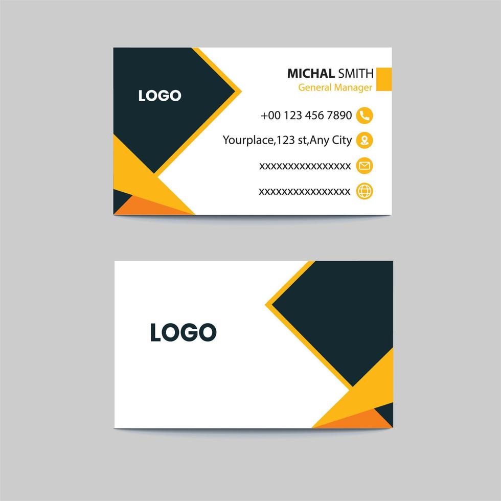 corporate Business card vector