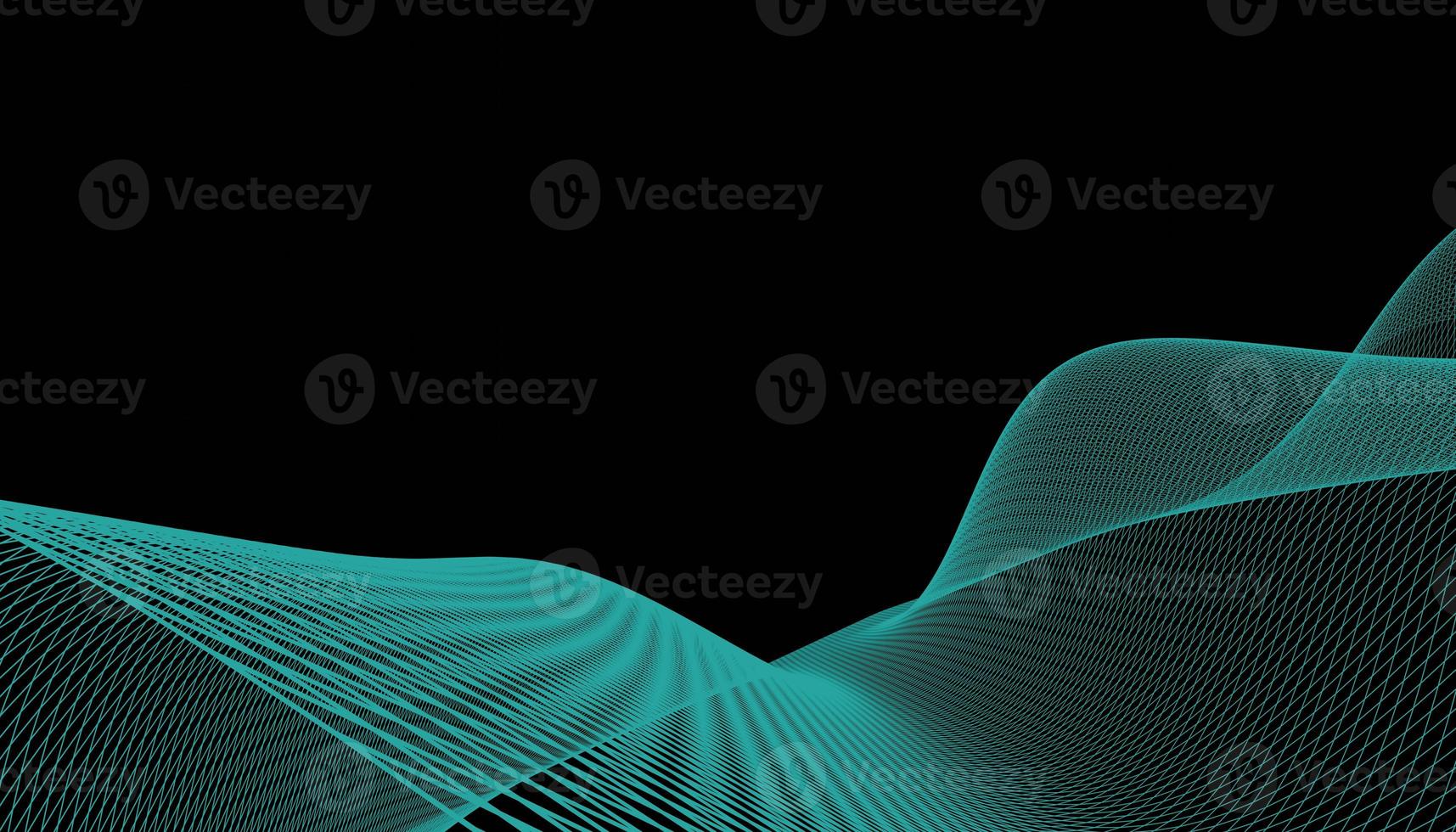 Abstract 3d mesh wave background. Futuristic technology style. Elegant background for business presentations. photo