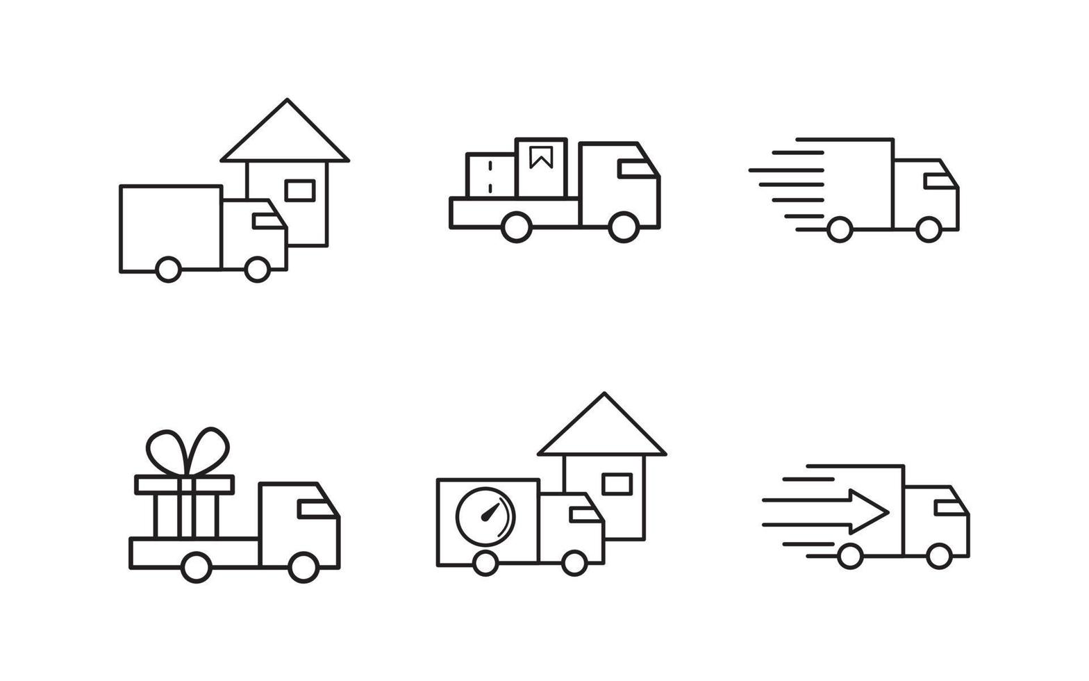 Delivery icon vector