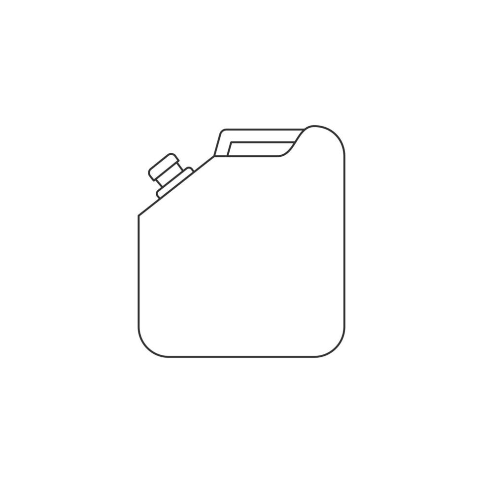 Jerry can vector clip art icon vector illustration