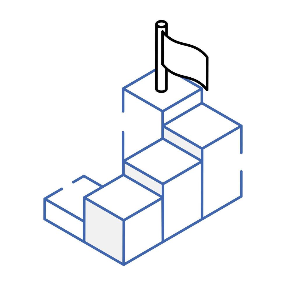 A conveyor belt isometric icon download vector
