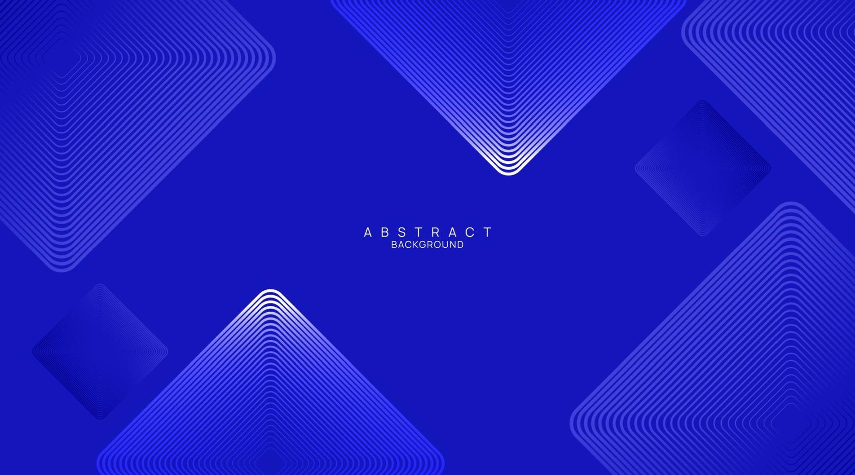 fondo abstracto, líneas azules y cuadradas vector