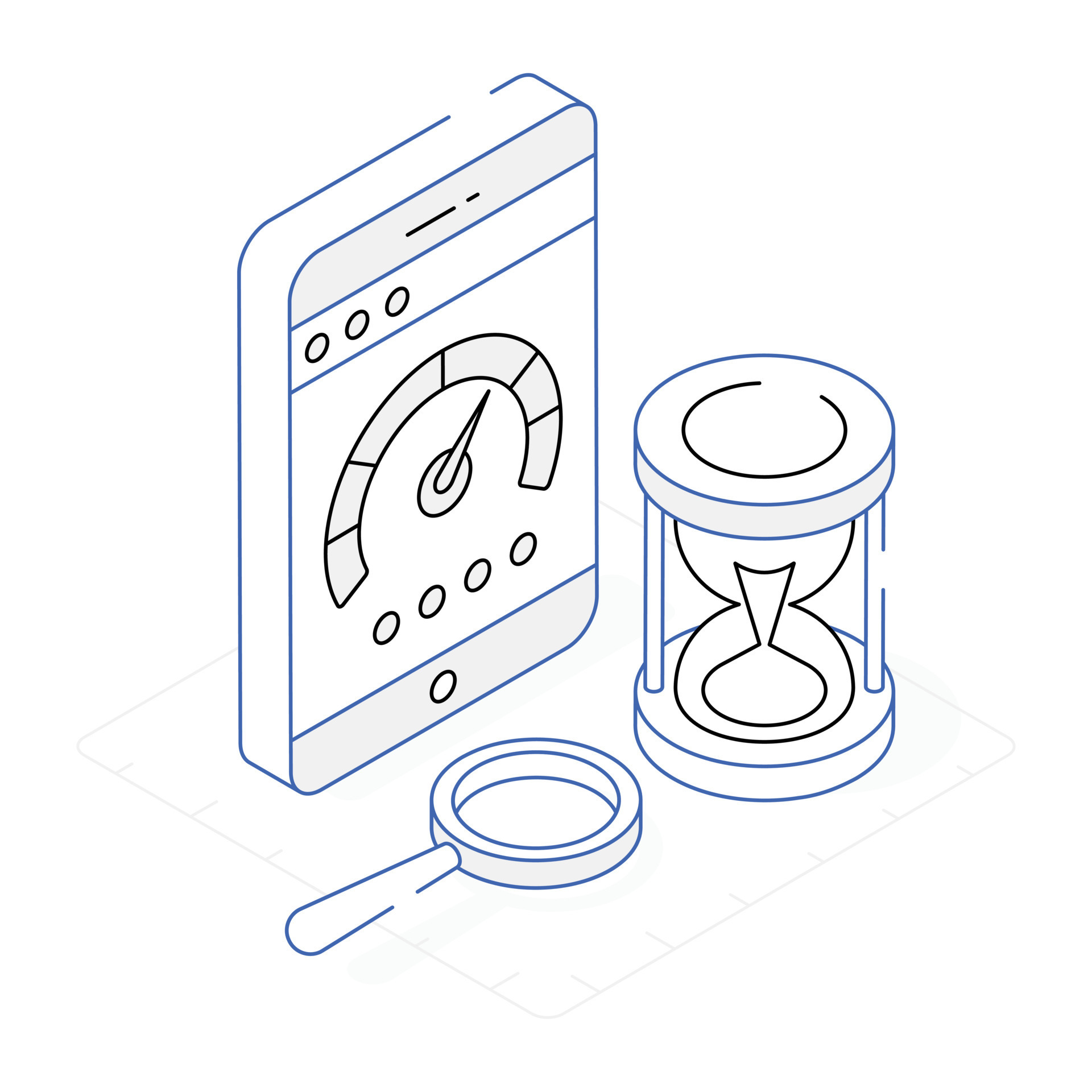 A handy isometric icon of app testing 7452733 Vector Art at Vecteezy