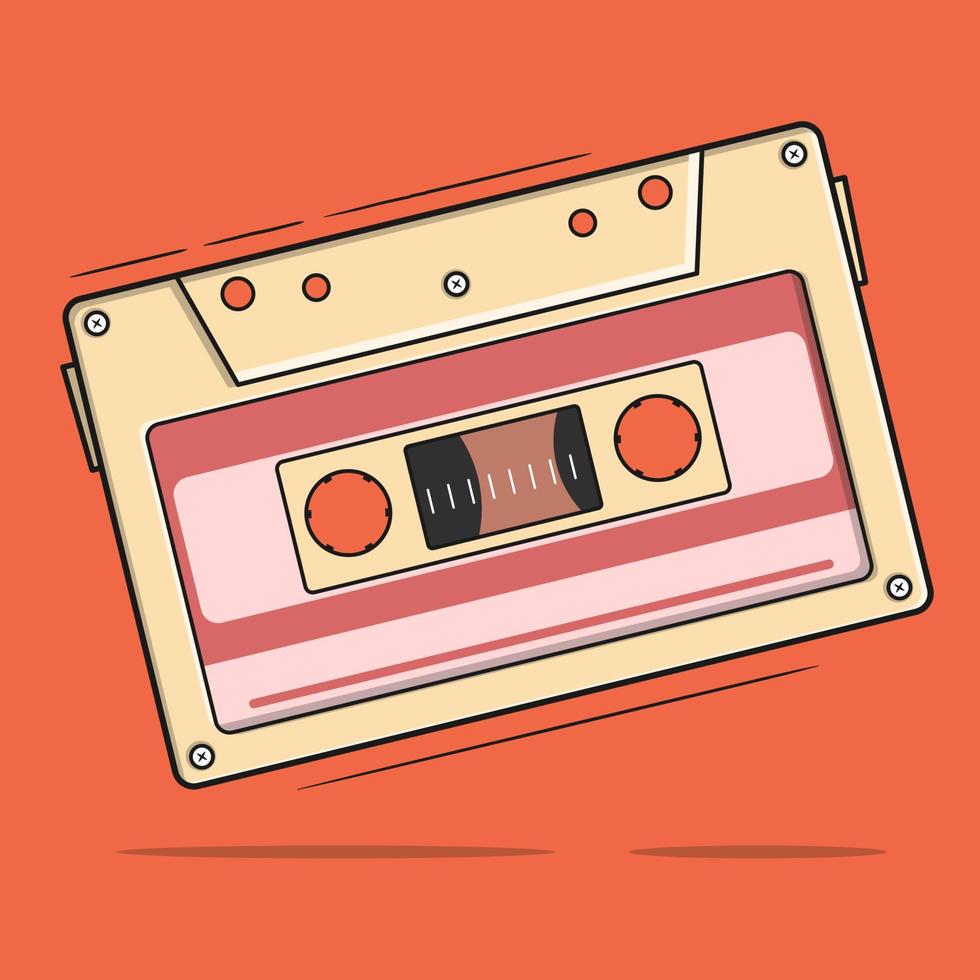 cassette tape, recorder of the 90s 7452991 Vector Art at Vecteezy