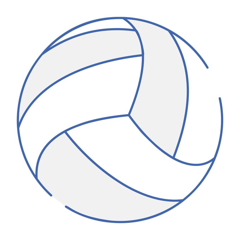 Get your hands on outline isometric icon of volleyball vector
