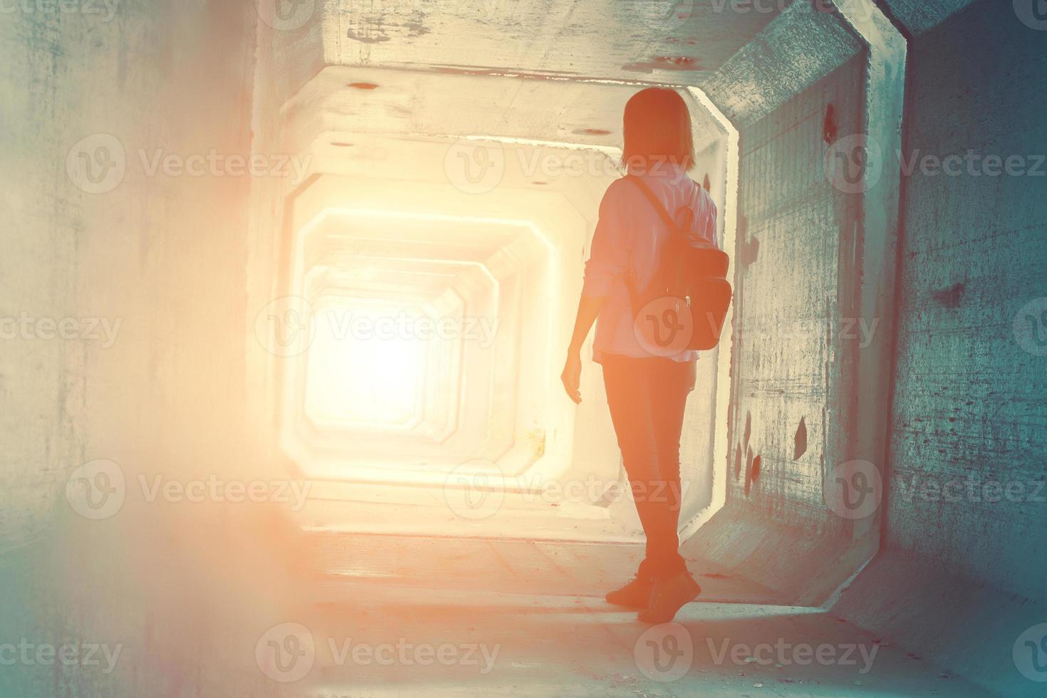 depression, teen depression, pain, suffering, tunnel photo