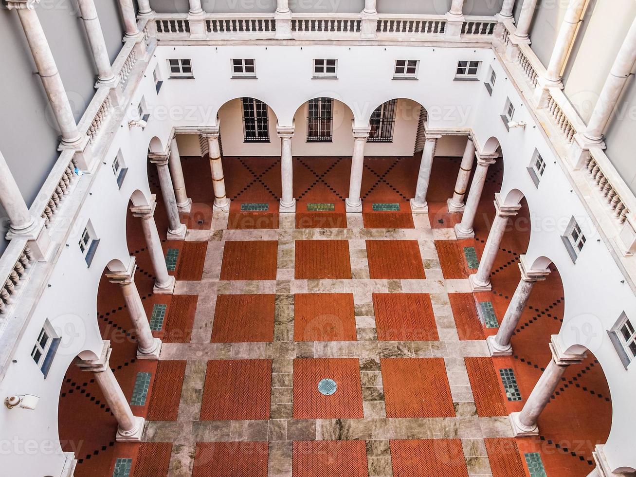 HDR Doge Palace in Genoa photo