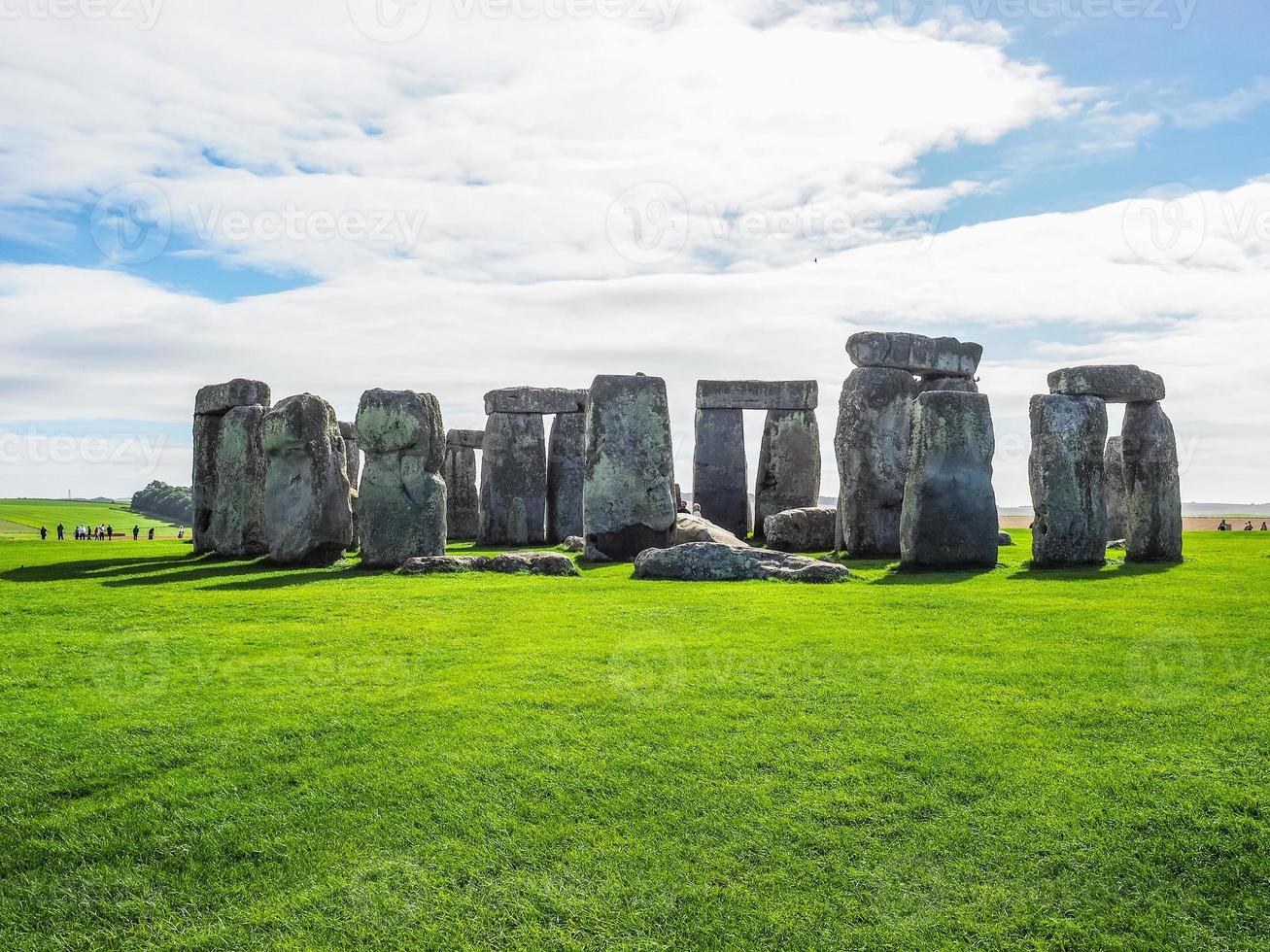 HDR Stonehenge monument in Amesbury photo