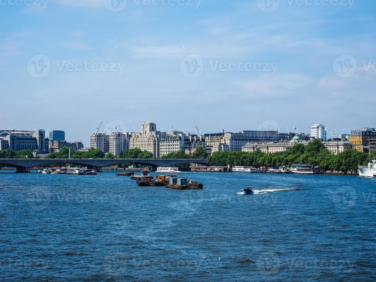 HDR River Thames in London photo