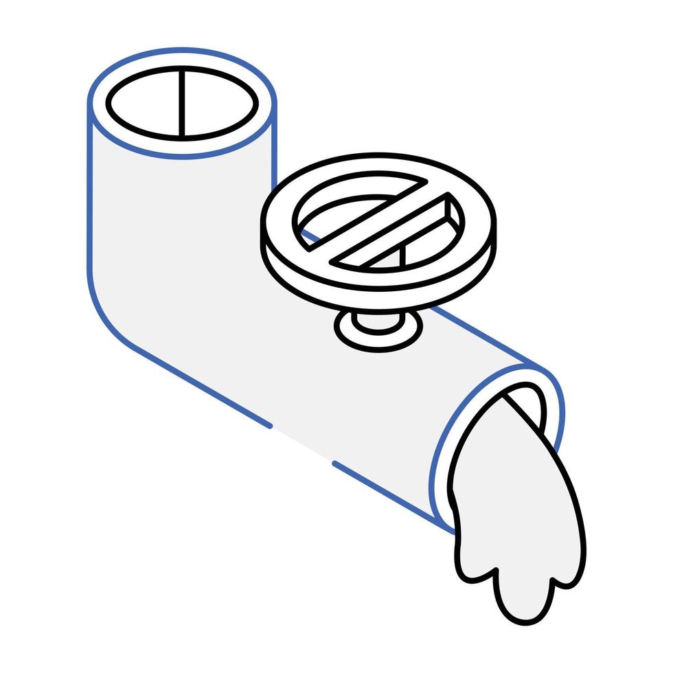 Premium icon of spigot is ready for use vector