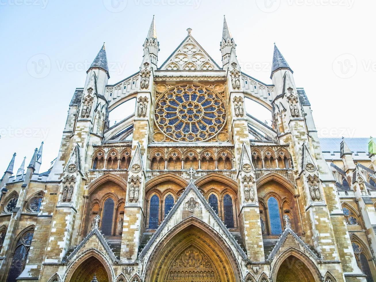 HDR Westminster Abbey church in London photo