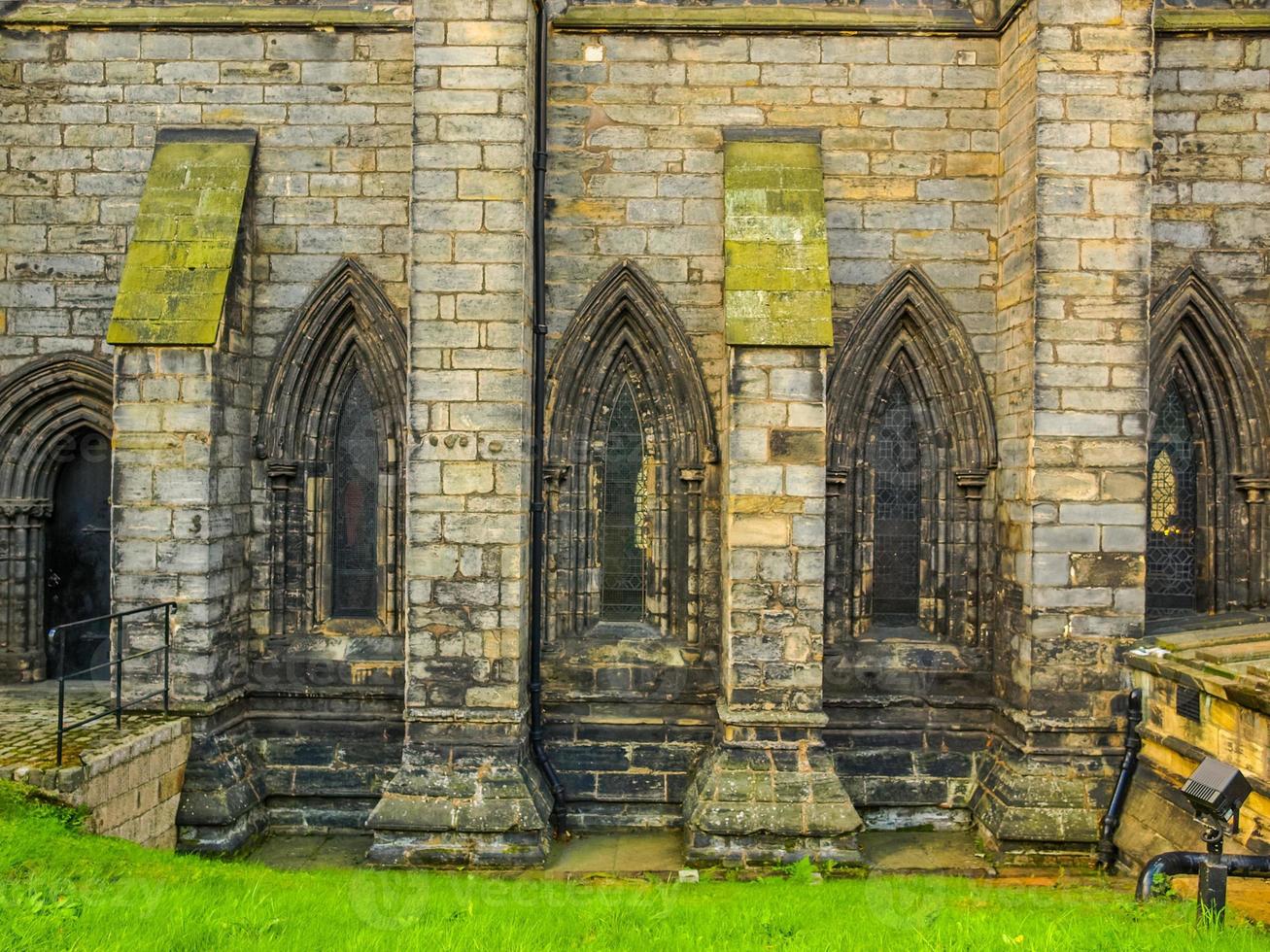 hdr glasgow catedral de san mungo foto