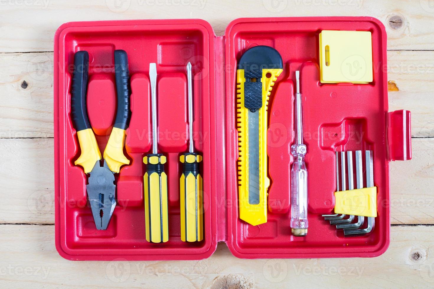 Tools in the red box photo