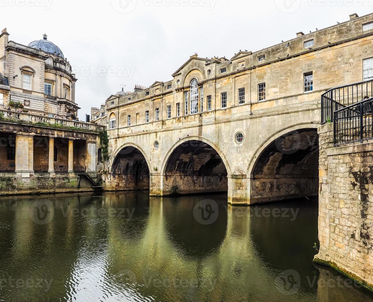 hdr puente pulteney en baño foto