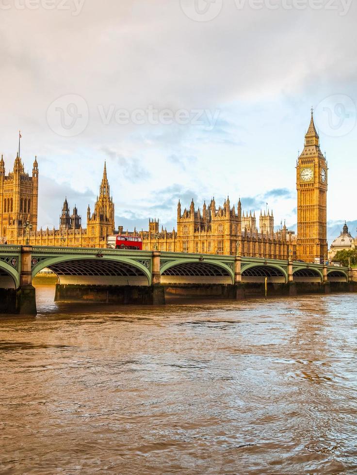 HDR Westminster Bridge in London photo