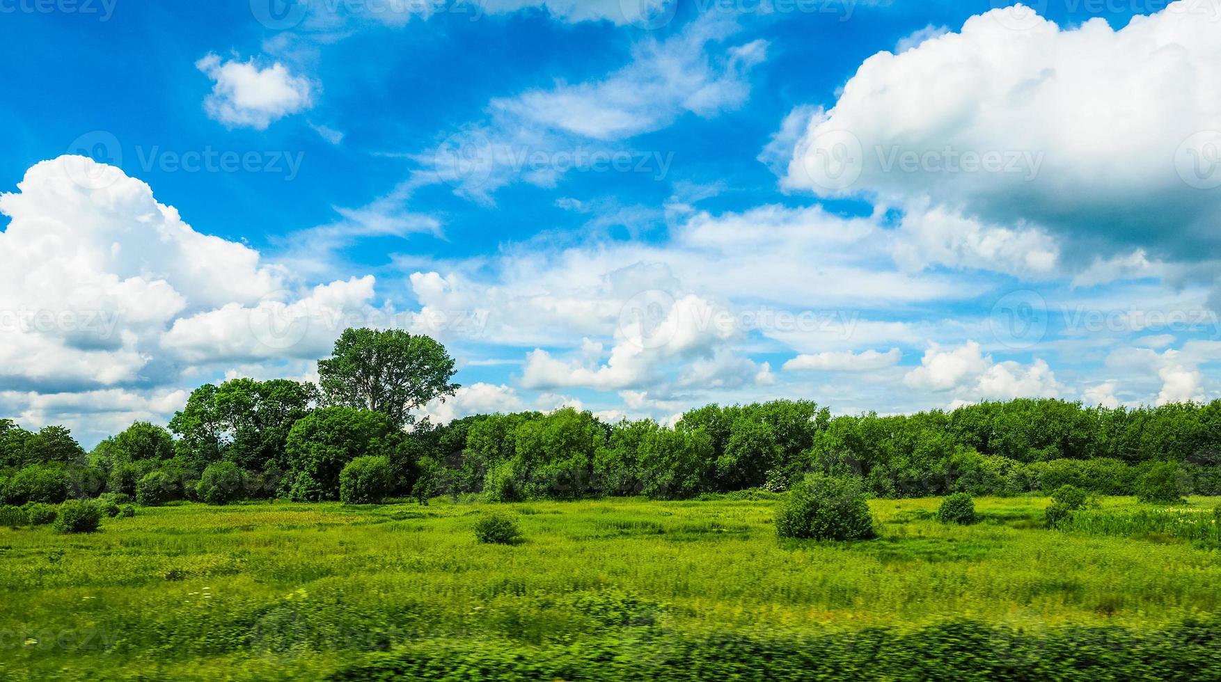 HDR English country landscape photo