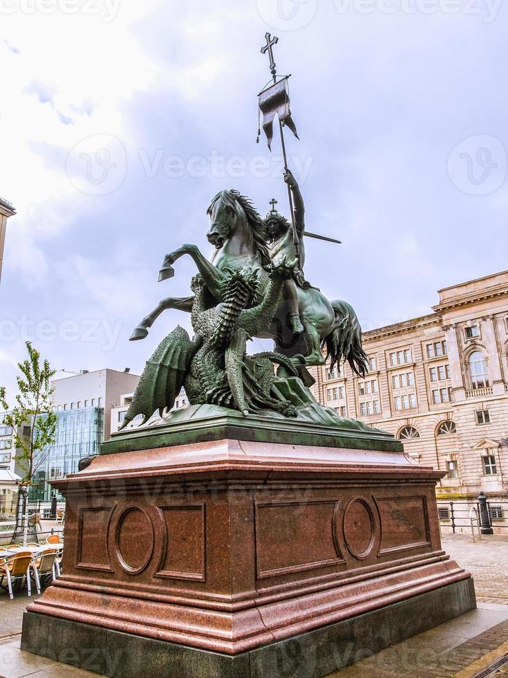 HDR St George monument Berlin photo