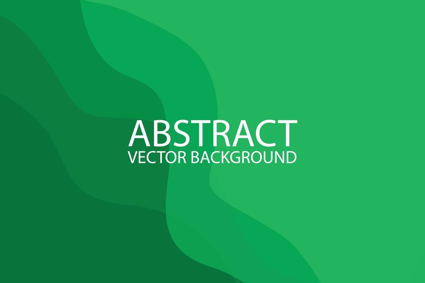 abstract green wave background.Dynamic shapes composition. Vector illustration