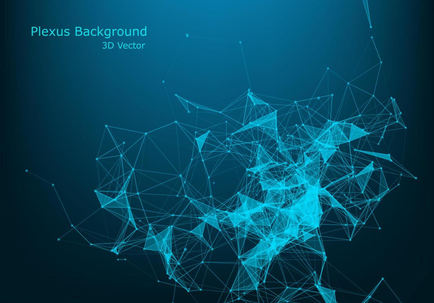 Abstract polygonal space low poly dark background with connecting dots and lines. Connection structure. vector