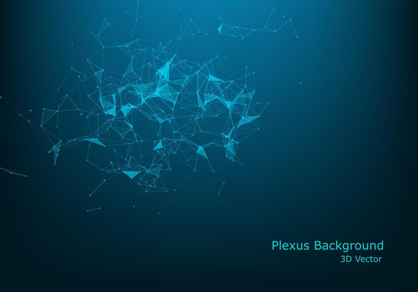 Abstract digital background. Big data visualization. Network connection structure. Science background. vector