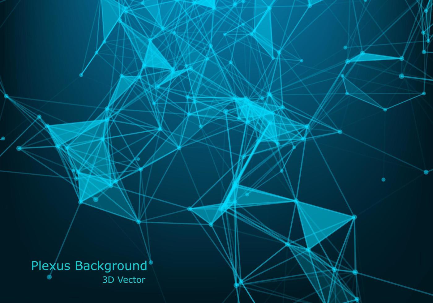 Abstract 3d technology futuristic geometrical and science neon background. Plexus digital wallpaper. Business concept. Medical structure and artificial intelligence vector