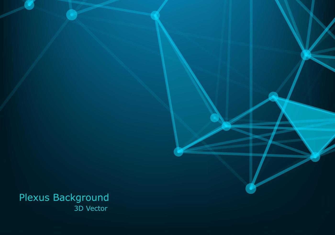 abstracto futurista - tecnología de moléculas con formas poligonales sobre fondo azul oscuro. concepto de tecnología digital de diseño vectorial de ilustración. vector