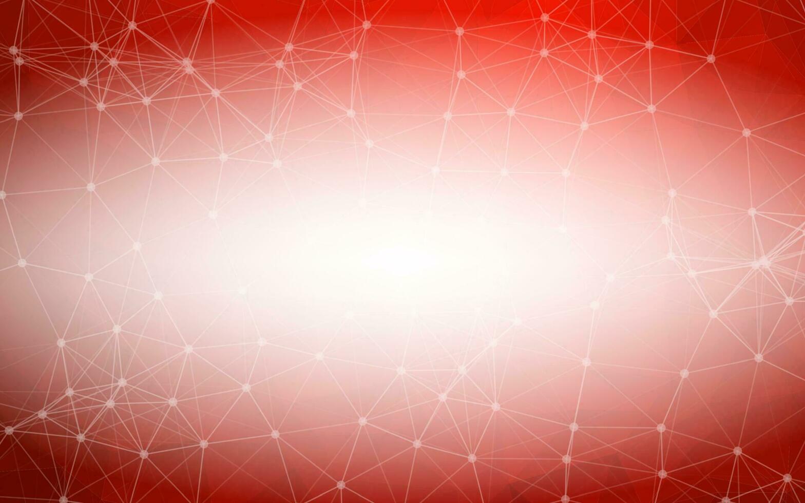Abstract Dark red Polygonal Space Background with Connecting Dots and Lines.  Connection structure and science background. Futuristic HUD design. vector