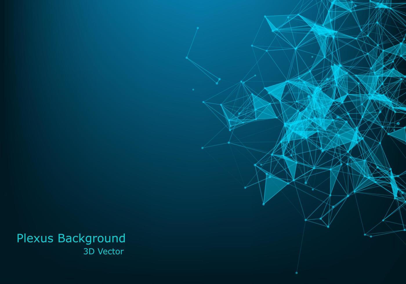 Abstract polygonal space low poly dark background with connecting dots and lines. Connection structure. Science background. Futuristic polygonal background. Triangular background. Wallpaper. Business vector