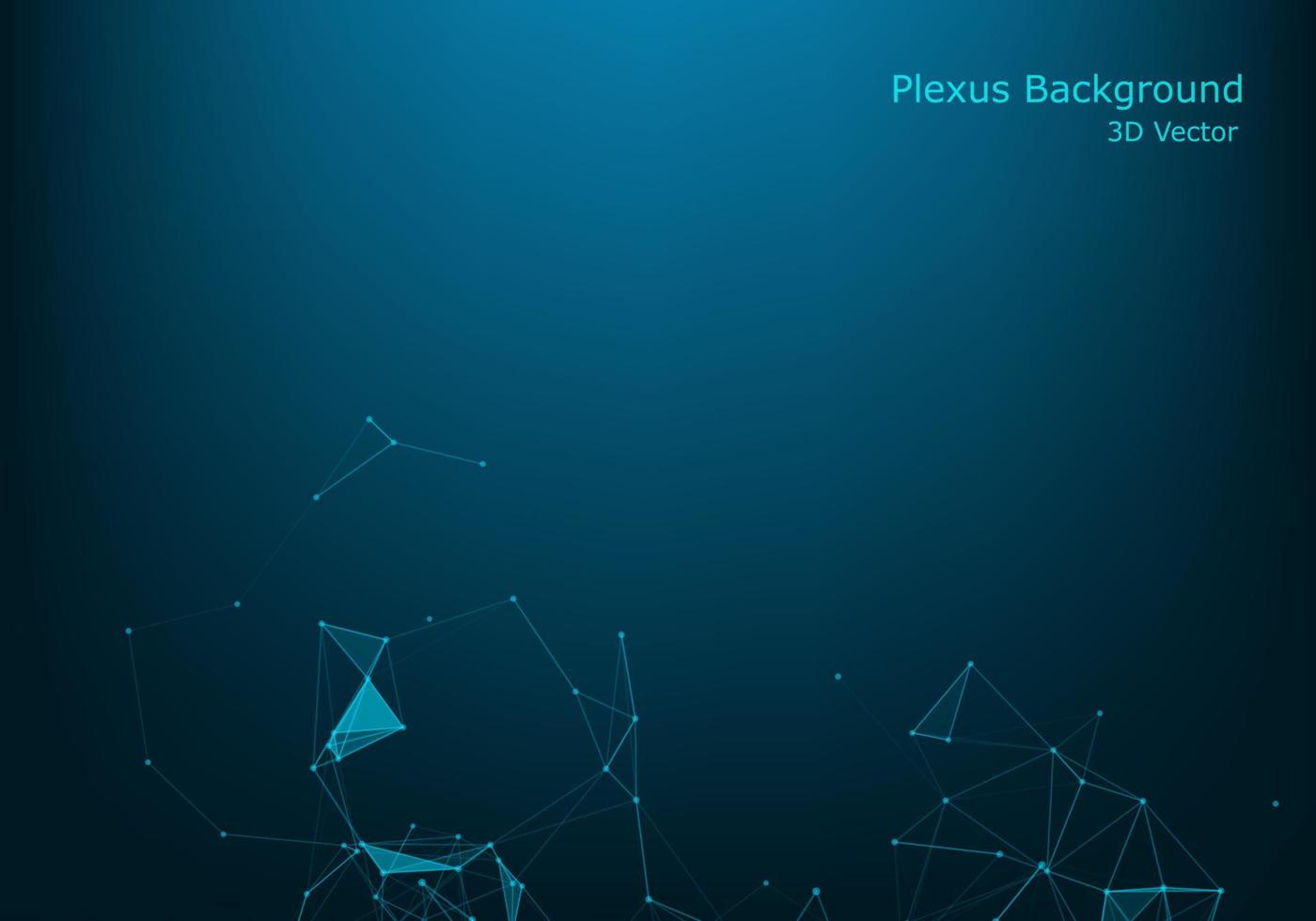Abstract polygonal space low poly dark background with connecting dots and lines. Connection structure. vector