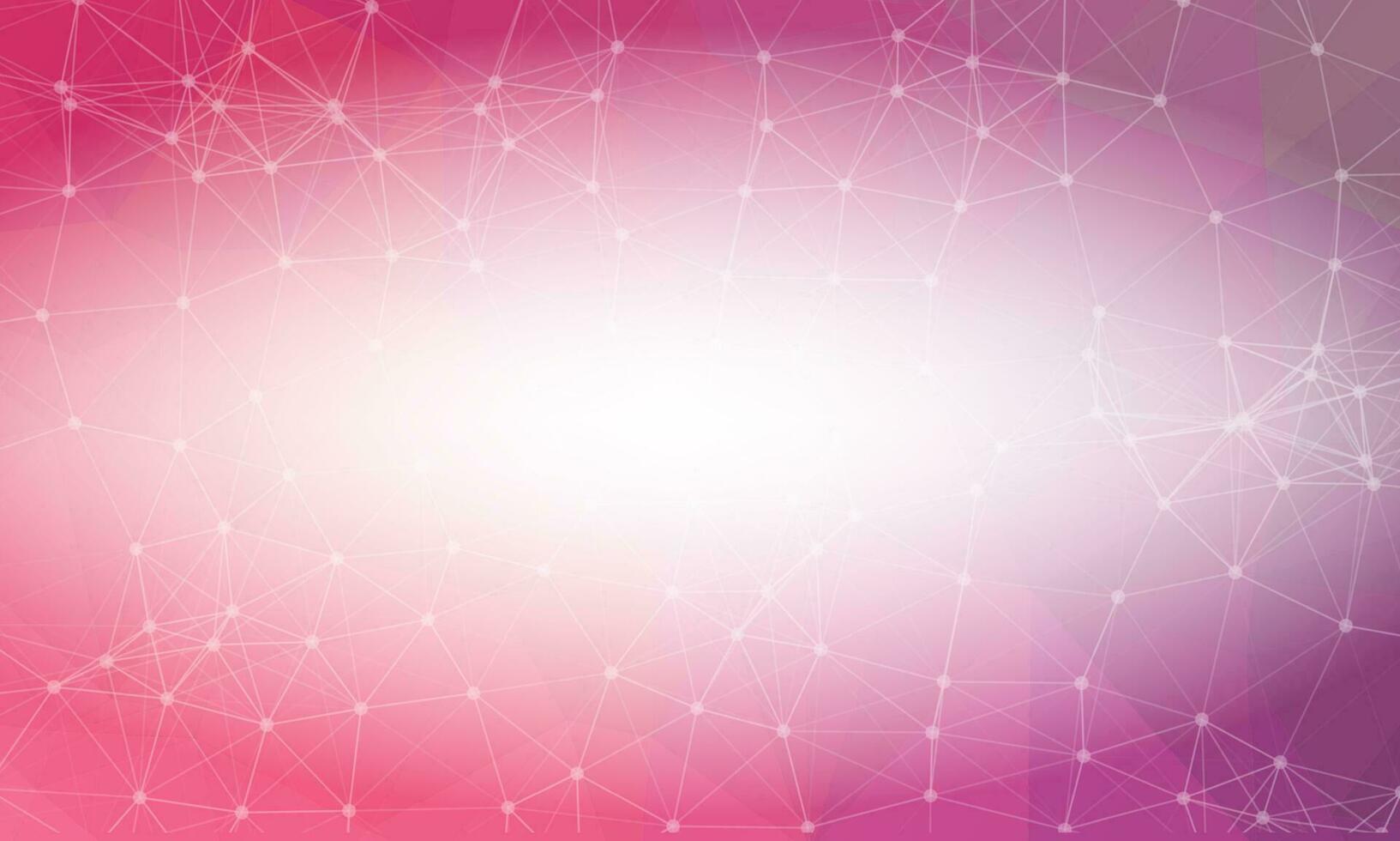 Pink Red low poly background. Polygonal design pattern. Bright mosaic modern geometric design, Creative Design Templates. Connected lines with dots. vector